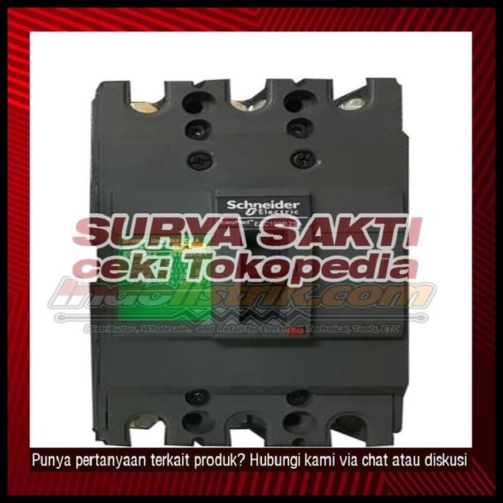 TERBARU MCCB 3 POLE SCHNEIDER EZC100B3025 - 25A 