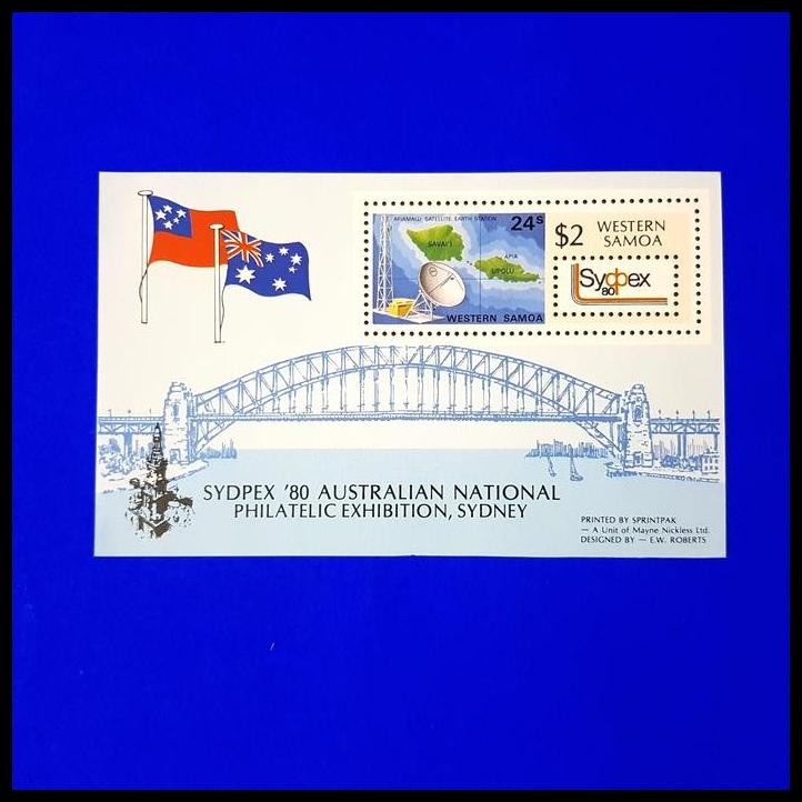 

TERBARU PRANGKO EARTH STATION SS C.T. PAMERAN SYDPEX '80 AUSTRALIA. DARI SAMOA