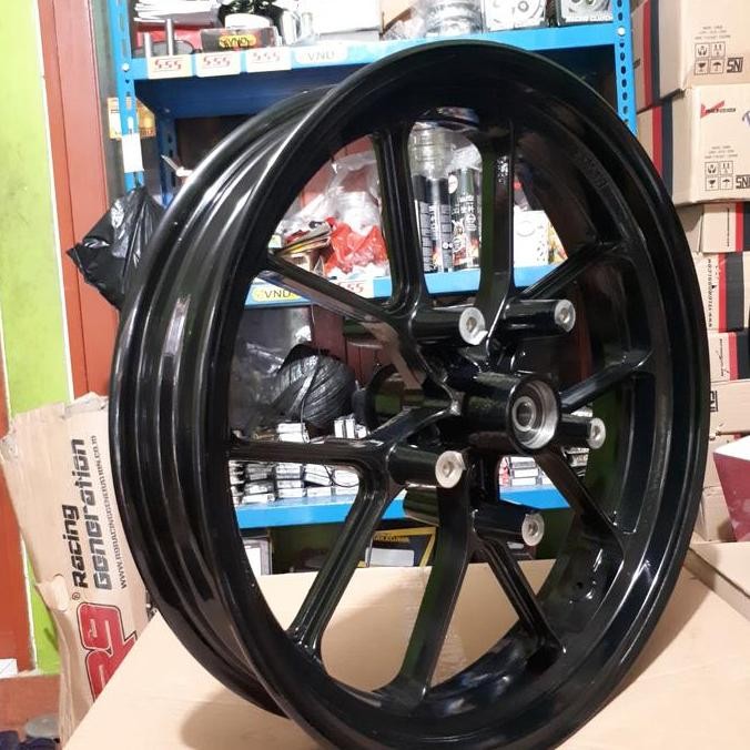 velg double disk set disk cakram + kaliper kiri ninja 250 fi termurah