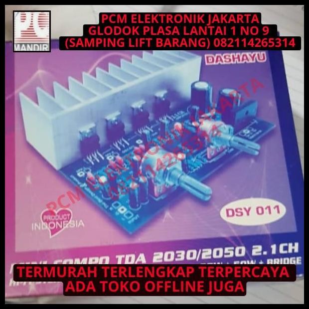 TERMURAH KIT TDA2030 TDA2050 2.1CH 2.1 HOME THEATRE SUBWOFER SETARA DMS525 