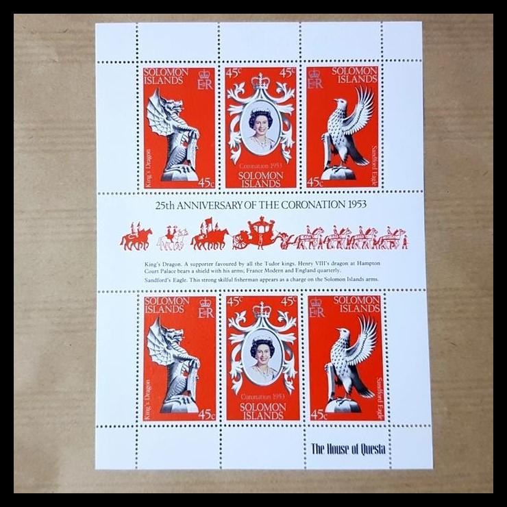 

HOT DEAL PERANGKO/PRANGKO QUEEN ELIZABETH II, 25TH ANNIV. OF THE CORONATION !!!