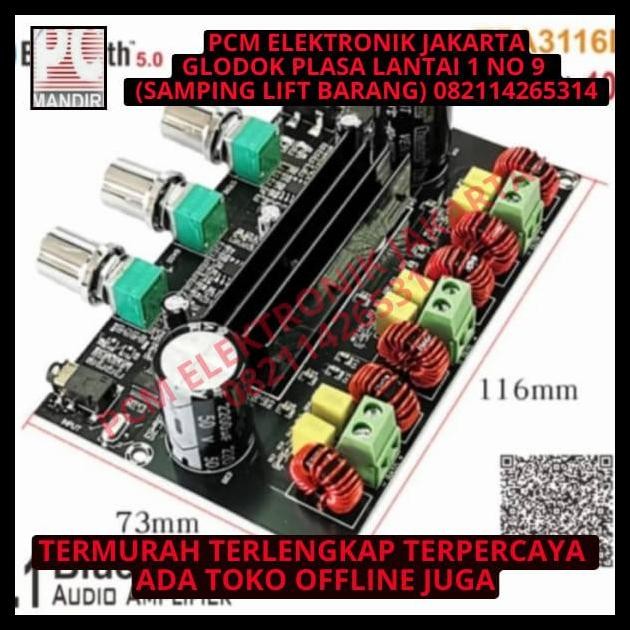 TERBARU KIT MODULE POWER AMPLIFIER SUBWOOFER AKTIF TPA3116D2+BLUETOOTH 
