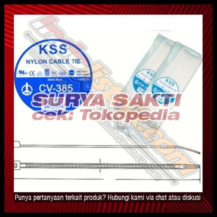 

TERBARU KABEL TIES KSS CV385 (385 X 4.8MM) PUTIH !!