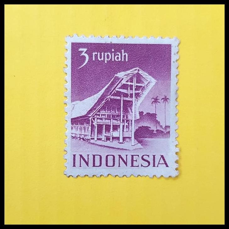

BEST DEAL PRANGKO INDONESIA 1949. BANGUNAN 3 RUPIAH. KAT. 1 JUTA !!