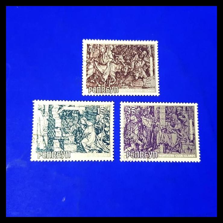 

BEST DEAL PRANGKO TEMA CHRISTMAS/NATAL 1976 DARI PENRHYN NORTHERN COOK ISLANDS !