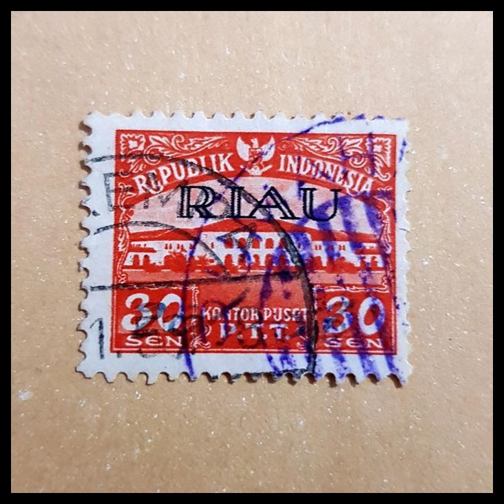 

TERBARU PRANGKO C.T. RIAU 30 SEN. CAP TEREMPA & RUMAH POS. ISTIMEWA. LANGKA !!!!!!