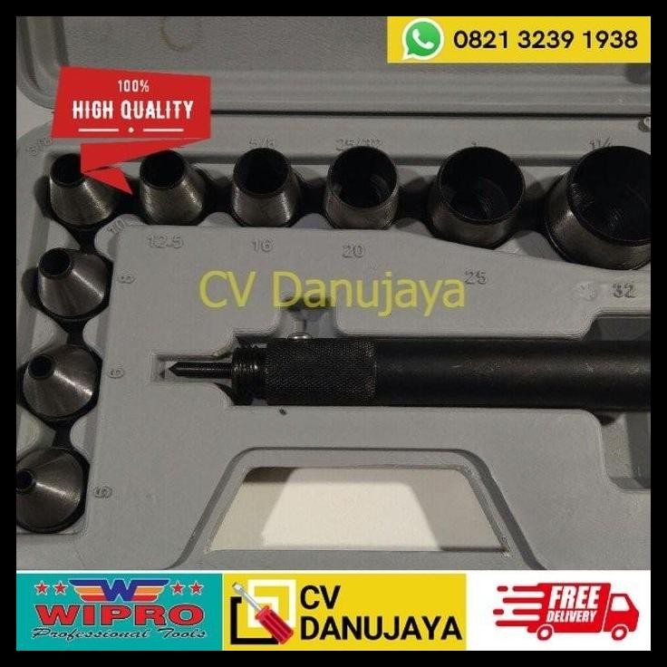 

BEST DEAL BETEL PLONG PELUBANG LUBANG PLAT SET 9 PCS WP1109 WIPRO 5-32MM !!!!