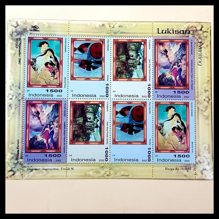 

GRATIS ONGKIR PRANGKO LUKISAN KARYA R. BASOEKI ABDULLAH, S. SUDJOJONO... MINISHEET !!!