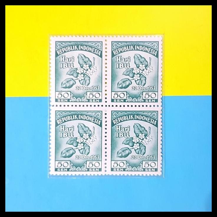 

TERBARU PRANGKO INDONESIA 1953. HARI IBU MOTHER'S DAY 22 DESEMBER 1953. BLOK-4. HARGA KATALOG RP 160.000,- !!