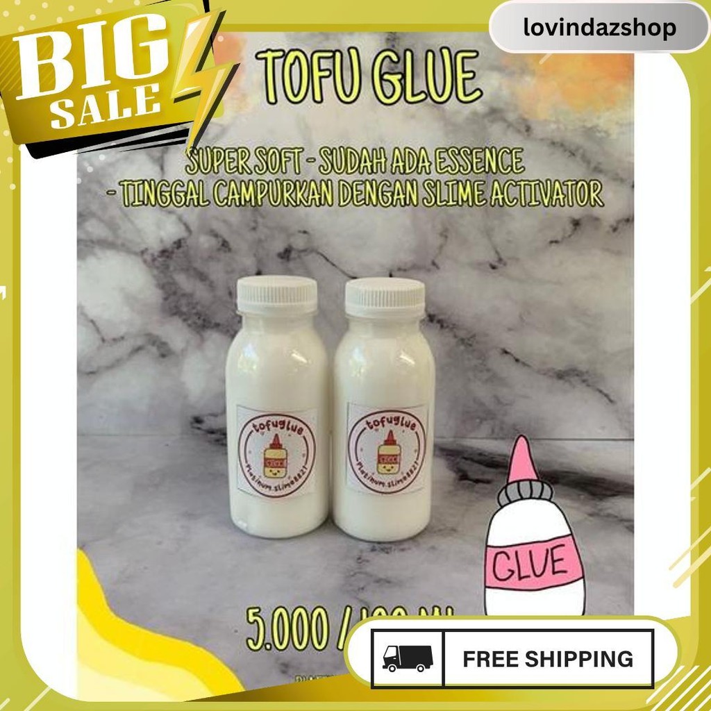 

Lem Tofu 100Ml || Tofu Glue 100Mll || Platinum.Slime8821 Termurah