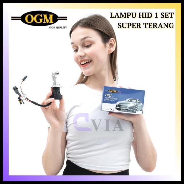 HOT DEAL OGM - LAMPU HID MOBIL HONDA JAZZ 2008-ON 6000K 35W HIGH TECH 