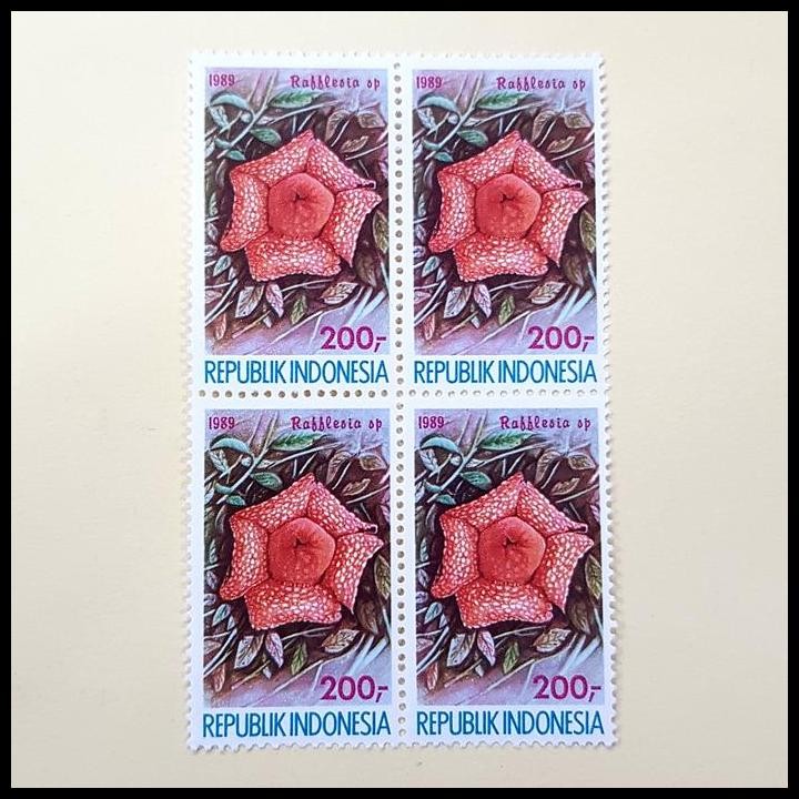 

DISKON PRANGKO INDONESIA 1989. BUNGA RAFFLESIA. BLOK-4. !