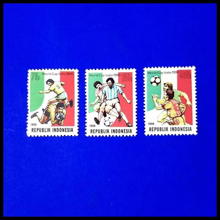 

GRATIS ONGKIR PERANGKO/PRANGKO INDONESIA 1990. WORLD CUP ITALIA. SET (3V) !!!!!!
