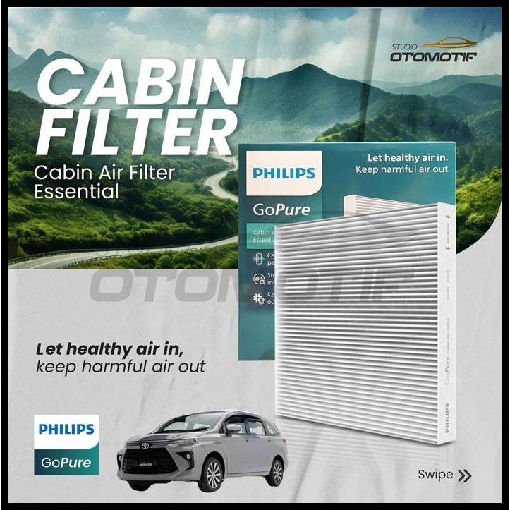 TERMURAH PHILIPS GOPURE FILTER AC AVANZA VELOZ XENIA 2022 KABIN D1101 