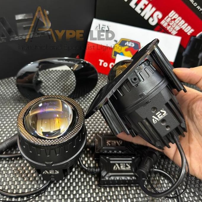 Original Aes Projector Biled Foglamp Mini 2 Inch Foglamp Oval Honda Toyota Non Laser Dan Laser | Fog