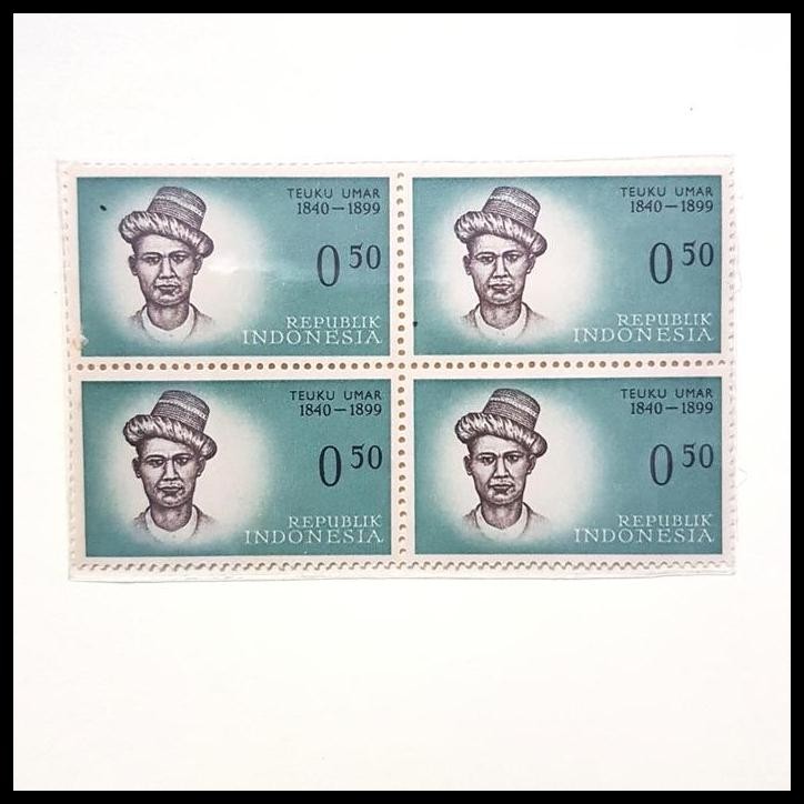 

BEST DEAL PERANGKO/PRANGKO PAHLAWAN TEUKU UMAR 1840 - 1899. BLOK-4 !!!!