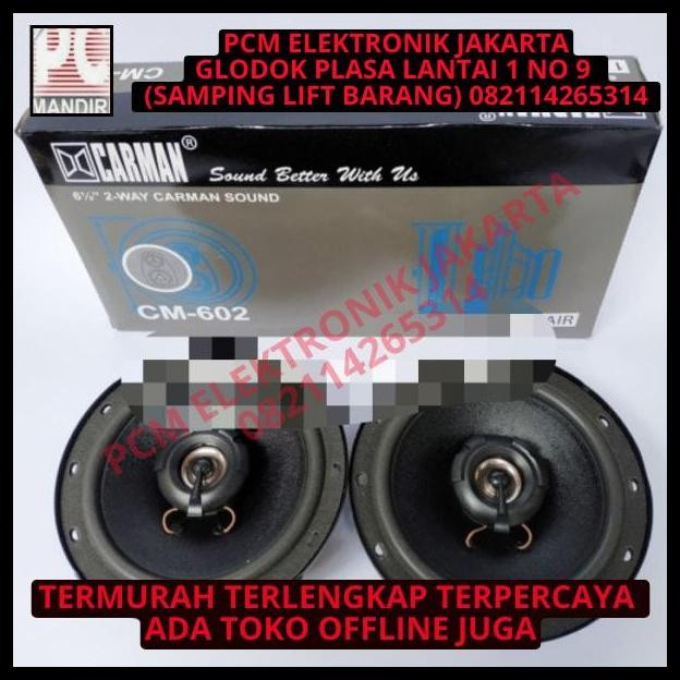 BEST DEAL SPEAKER SPEKER PINTU MOBIL 6INCH 6 INCH CARMAN 2 WAY 2WAY CM602 CM 