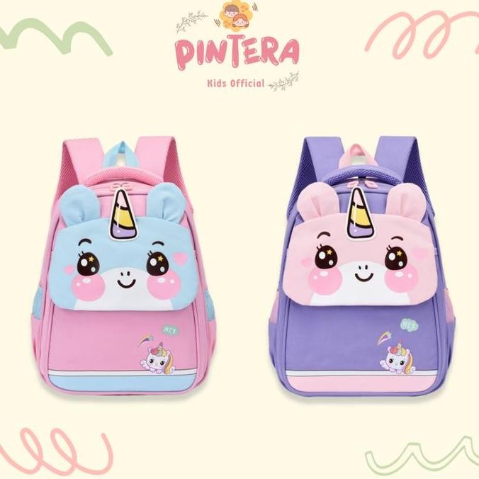 

Diskon Pintera - Tas Sekolah Anak Perempuan Paud Tk Ransel Fashion Unicorn - Heyo