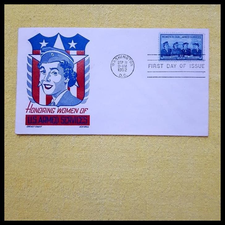 

BEST DEAL PRANGKO AMERIKA. FDC HONORING WOMEN OF U.S. ARMED SERVICES !!!!!