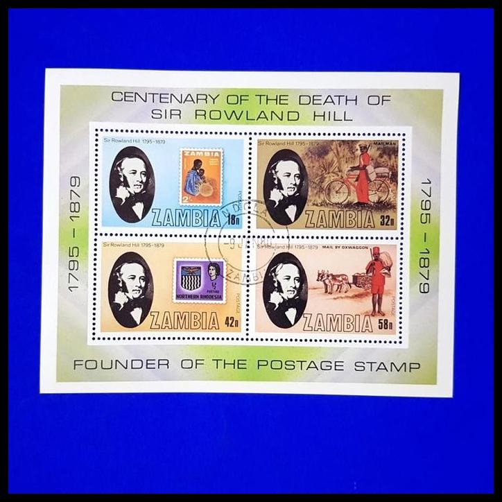 

HOT DEAL PRANGKO CENTENARY OF SIR ROWLAND HILL ~ FOUNDER OF THE POSTAGE STAMP !!!