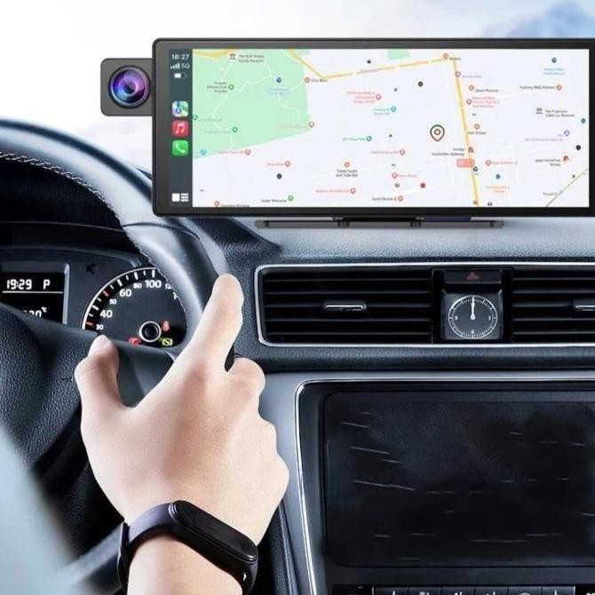 Car Dvr / Dashcam 3 Camera 10.26" 4K  + Gps + Wifi, Support Android Auto, Apple Car Play & Mirrolink