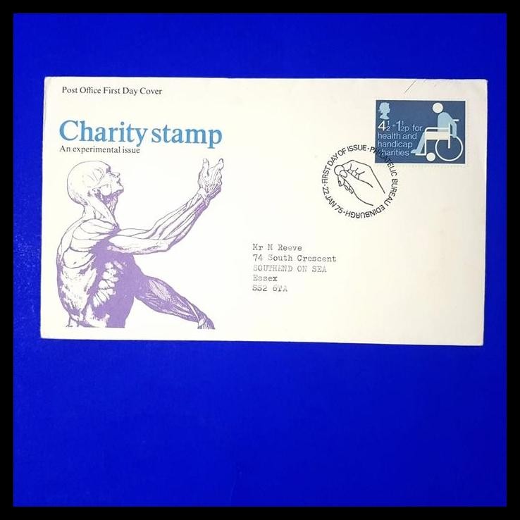 

BEST DEAL PRANGKO INGGRIS/GREAT BRITAIN FDC CHARITY STAMP. AN EXPERIMENTAL ISSUE !!!!!