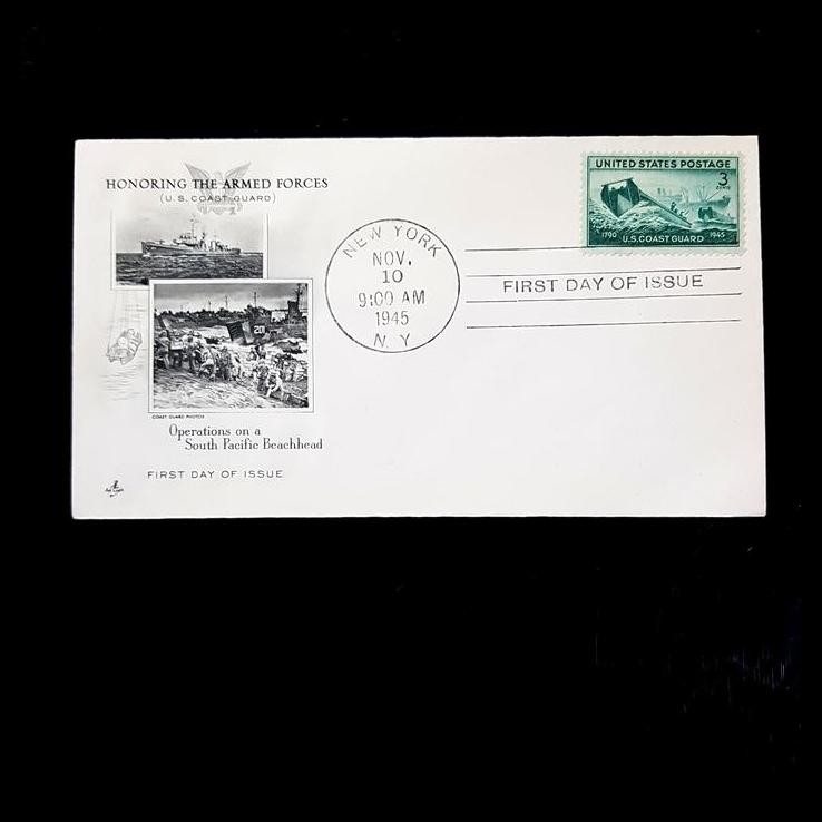 

TERBARU PRANGKO AMERIKA. FDC HONORING THE ARMED FORCES (U.S. COAST GUARD) !