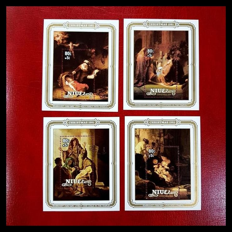 

TERMURAH PERANGKO/PRANGKO NATAL/CHRISTMAS 1981 DARI NIUE. SET (4 LBR SS) MNH !!!!!!