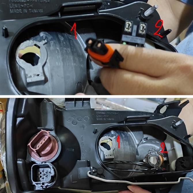 Fr418-B001 Head Lamp Ford Escape 01-04 Us-Style