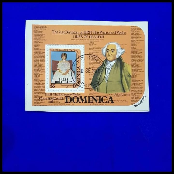 

GRATIS ONGKIR PRANGKO LADY DIANA ~ 21ST BIRTHDAY OF HRH PRINCESS OF WALES. DOMINICA !!