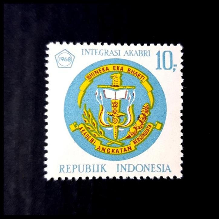 

BEST DEAL PRANGKO INDONESIA 1968. AKABRI INDONESIAN MILITARY ACADEMY. LUX !!