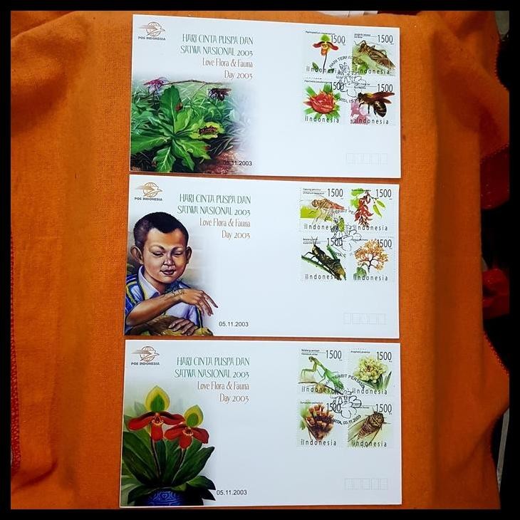 

BEST DEAL PERANGKO/PRANGKO INDONESIA. SHP CINTA PUSPA & SATWA 2003. SET 3 LEMBAR !!!!!!