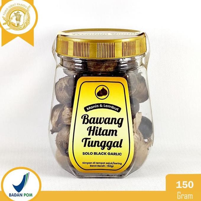 

BAWANG HITAM TUNGGAL PREMIUM QUALITY (150 GRAM) / SOLO BLACK GARLIC