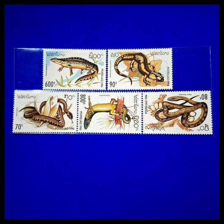 

BEST DEAL PRANGKO WILDLIFE DARI LAOS 1994. REPTIL. SET LENGKAP (5V) MNH !!!!!!