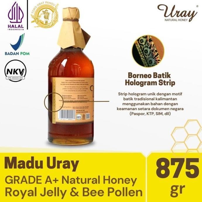 

MADU URAY NATURAL HONEY (875 GRAM) / MADU MURNI / E HONEY