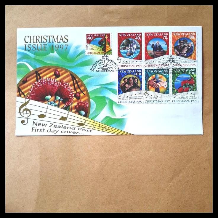 

GRATIS ONGKIR PRANGKO TEMA CHRISTMAS/NATAL 1997. FDC NEW ZEALAND !!!!!