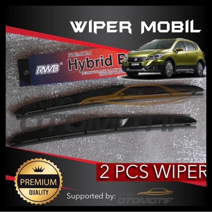 GRATIS ONGKIR WIPER SX4 SX 4 RWB HYBRID GRAPHITE / WIPER RWB SUZUKI SX4 SX 4 2 PCS