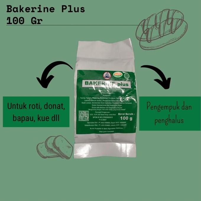 

] BAKERIN PLUS 100 GRAM (BREAD IMPROVER)