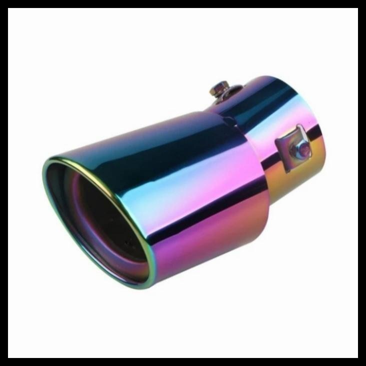 DISKON MUFFLER UJUNG PIPA KNALPOT MOBIL AGYA AYLA FULL PELANGI 