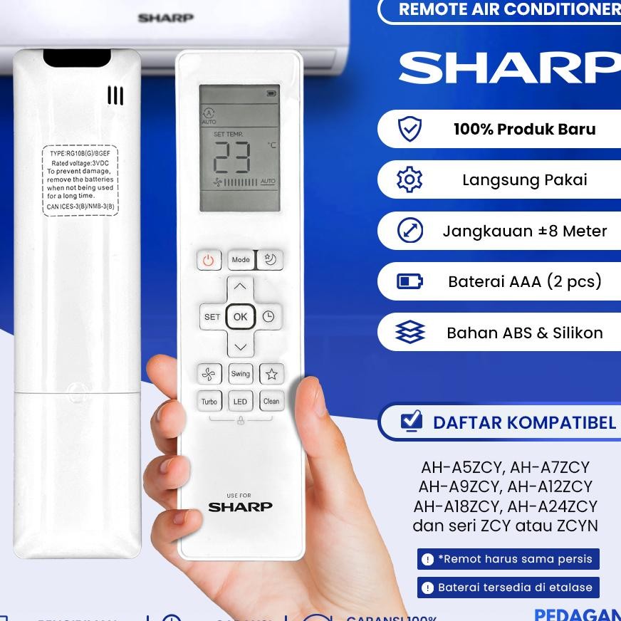 Remote Ac Sha Rg10Bgbgef Remot Ac Sha Seri Zcy Zcyn Aha5Zcy Aha7Zcy Aha9Zcy