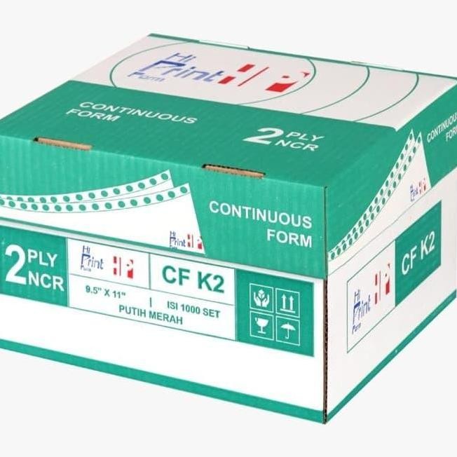 

HOT SALE! CONTINUOUS FORM 2 PLY 9.5 X 11/2 HI-PRINT (ISI 2000 SHEETS)
