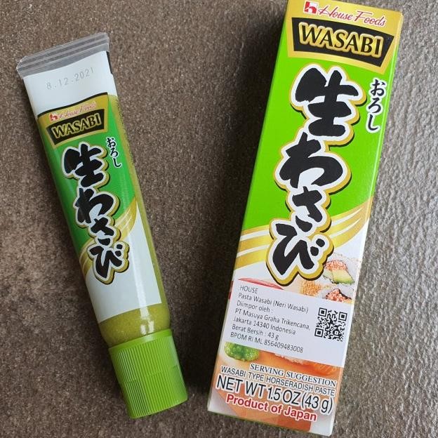 

Pasta Wasabi Neri Wasabi House Foods Tube 43G
