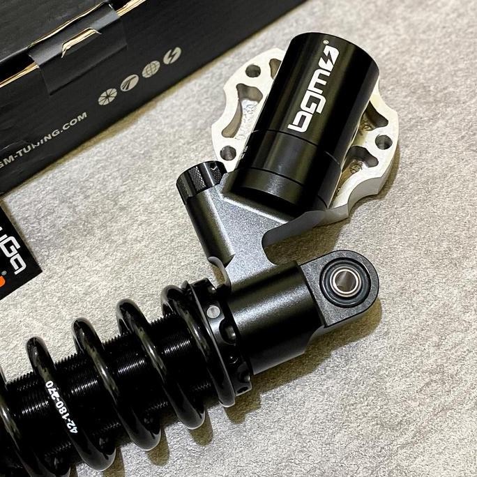 Shock Tabung BGM Black Rear Vespa Primavera Sprint