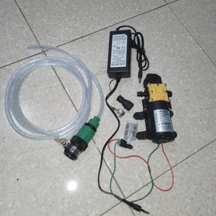 :>:>:>:>] pompa air pendorong mesin cuci otomatis booster +adaptor set serbaguna