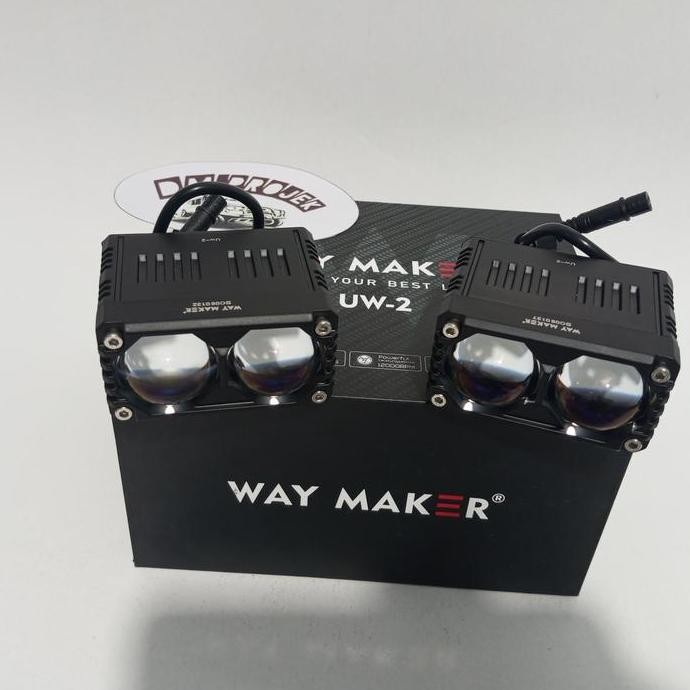 SQL 2 mata WAY MAKER UW2 MINI PROJIE  2 MATALASER WAY MAKER UW-2 MILITAY 45W LAMPU TEMBAK MOTOR MOBI