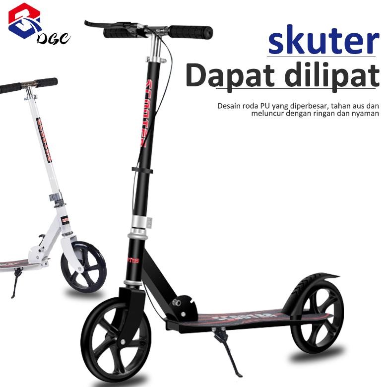 Skuter Lipat Roda 2/Scooter Skuter Otoped Anak hingga Dewasa EXOTIC  (Ada Rem)
