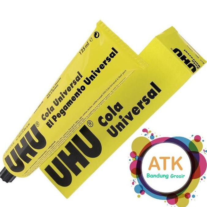 

Lem UHU All Purpose 125ml Lem Serbaguna untuk Kertas Plastik Logam Kayu
