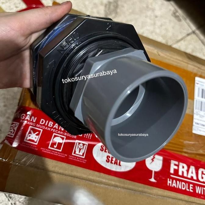 Penguin Mur Tandon 2 2 Inch Mur Toren 2" Toren 2 Adaptor Tandon Tangki Air 2" V-Ring Toren Tandon Ta