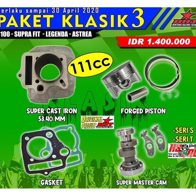 PAKET BLOK KEM BRT Supra Fit X C100 Grand Astrea PRIMA WIN LEGENDA Cam