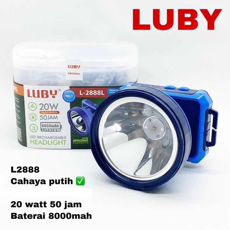 Luby L2888 Senter Kepala Super Terang / Headlamp Outdoor LED Waterproof